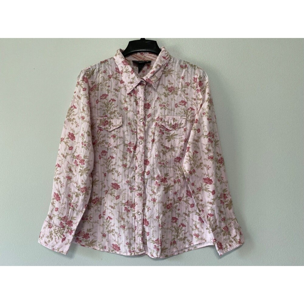 Venezia Women's Floral Long Sleeve Shirt Size 14/16